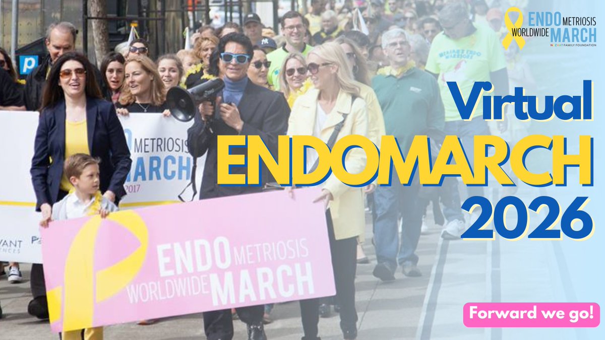 WWEndoMarch's tweet photo. Join us for #VirtualEndoMarch2026 🌍

🗓 Saturday, March 28, 2026
🕗 8AM PST / 11AM EST / 4PM GMT
📺 Watch live: https://t.co/e57VGkNAUk
Global voices. Real stories. One movement.

#ForwardWeGo #EndoAwareness #EndoMarch2026 https://t.co/xQeGI1d2pY