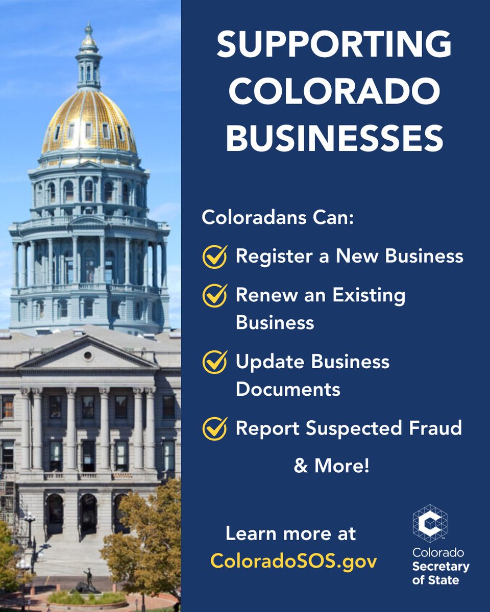 Colorado Secretary of State's Office tweet media