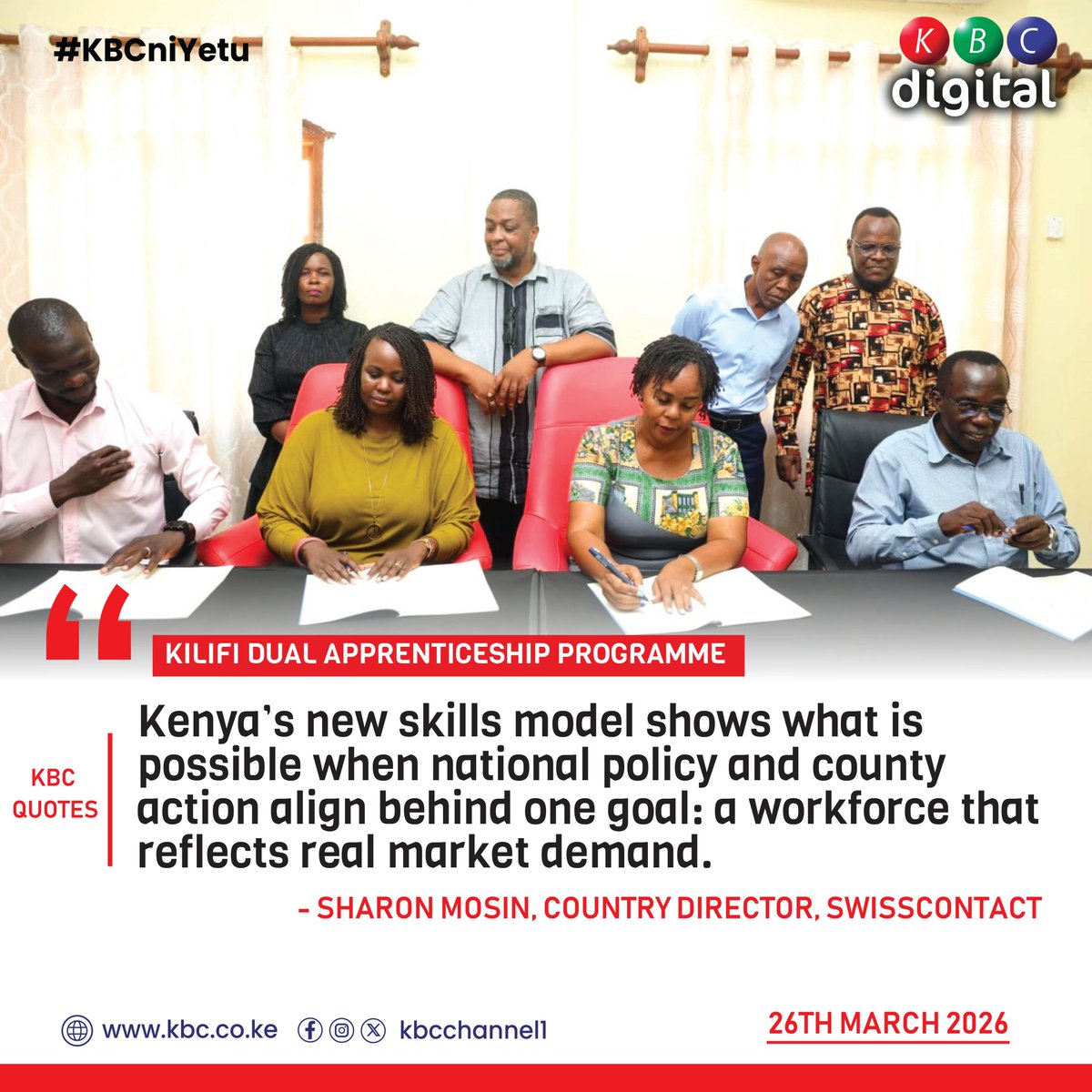 KBC Channel 1 News tweet media