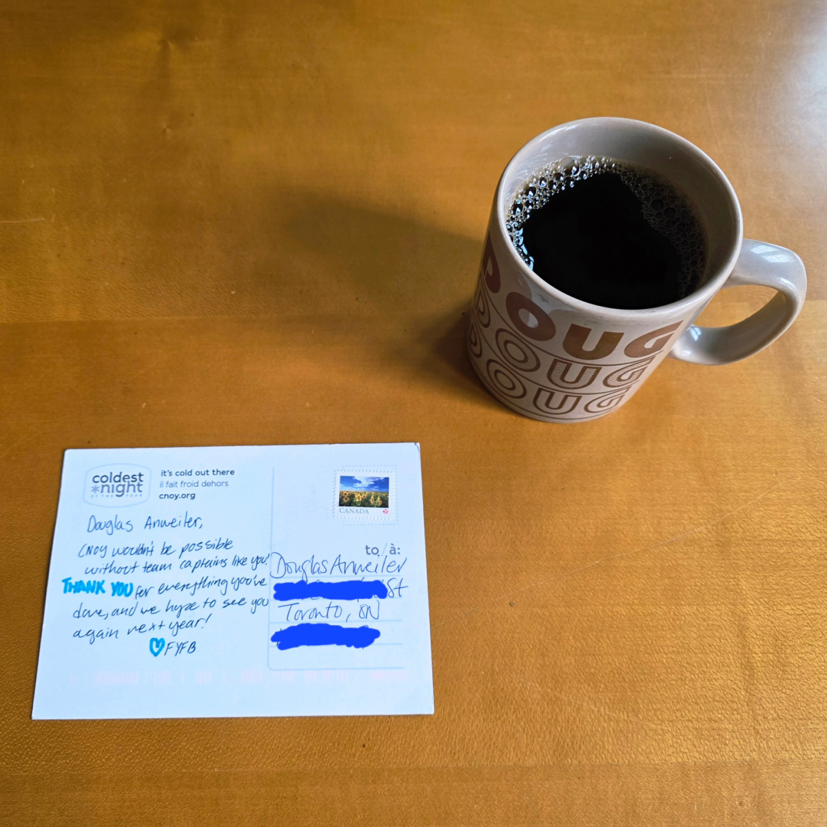 YouLiveTheBrand's tweet photo. Handwritten. Stamped. Mailed.

@FYfoodbank sent a thank-you note to every CNOY team captain. That's who they are. Community at its best.

We met our team goal. FYFB is at 96% of their goal. Portal closes March 31.

Let's close the gap.

Donate here: https://t.co/KJtBrfFmp5 https://t.co/LMiOtUL748