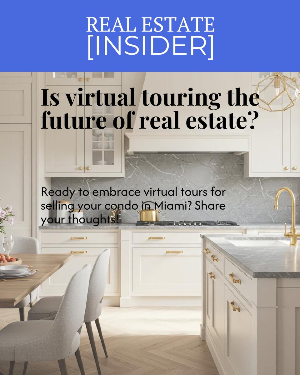 🚀 Busy life in bustling Miami? No problem! Virtual tours let buyers see your condo anytime, day or night, speeding up your sale in Brickell, Downtown, or Edgewater. Ready for the future of real estate? Let’s discuss how to leverage this tool! #MiamiRealEstateGameChanger