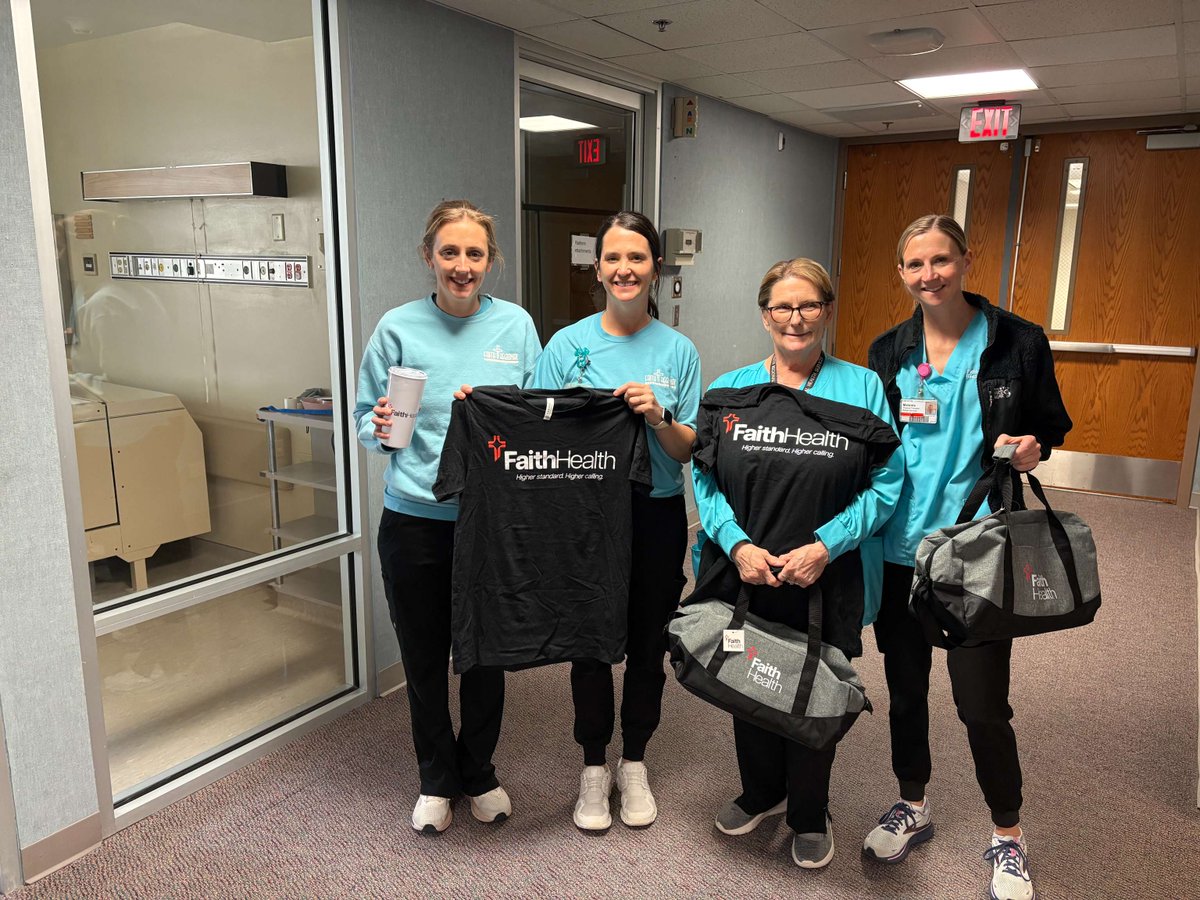 🎉 Introducing Faith Health! 🎉
On Tuesday, our team celebrated our refreshed brand with bags full of brand-new Faith Health swag. We’re proud to move forward together - under one name!

#FaithHealth #HigherStandard #HigherCalling