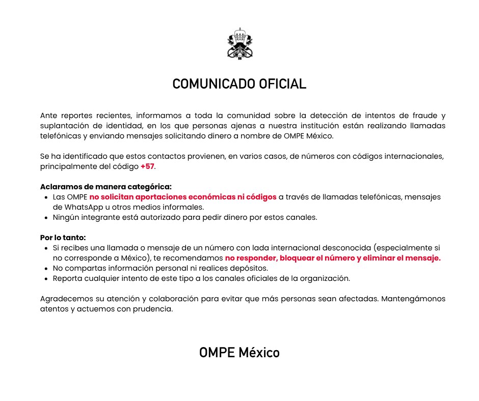 OMPE México 🇻🇦 tweet media