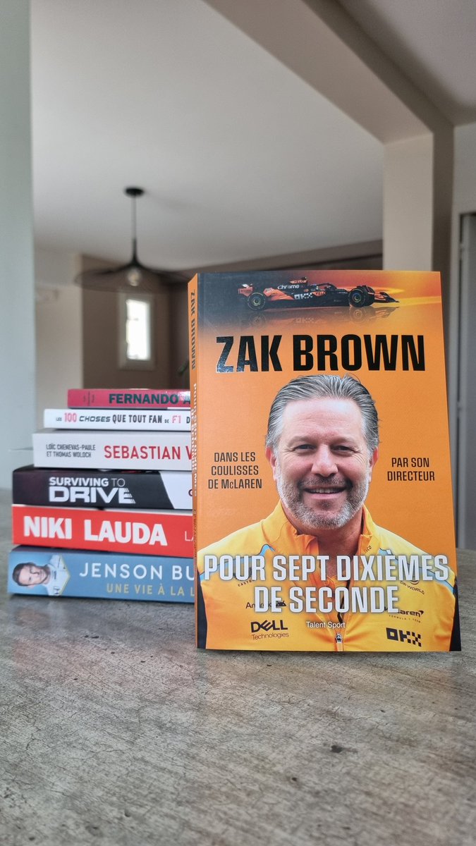 Turn_OneF1's tweet photo. La collection s'agrandit chez @TalentEditions avec la biographie de Zak Brown, "Pour sept dixièmes de seconde" 📚

Une plongée saisissante dans la vie du patron de McLaren, de son enfance à sa mission commando pour redorer le blason de cette écurie mythique ⭐️ https://t.co/YxGbKNehEj