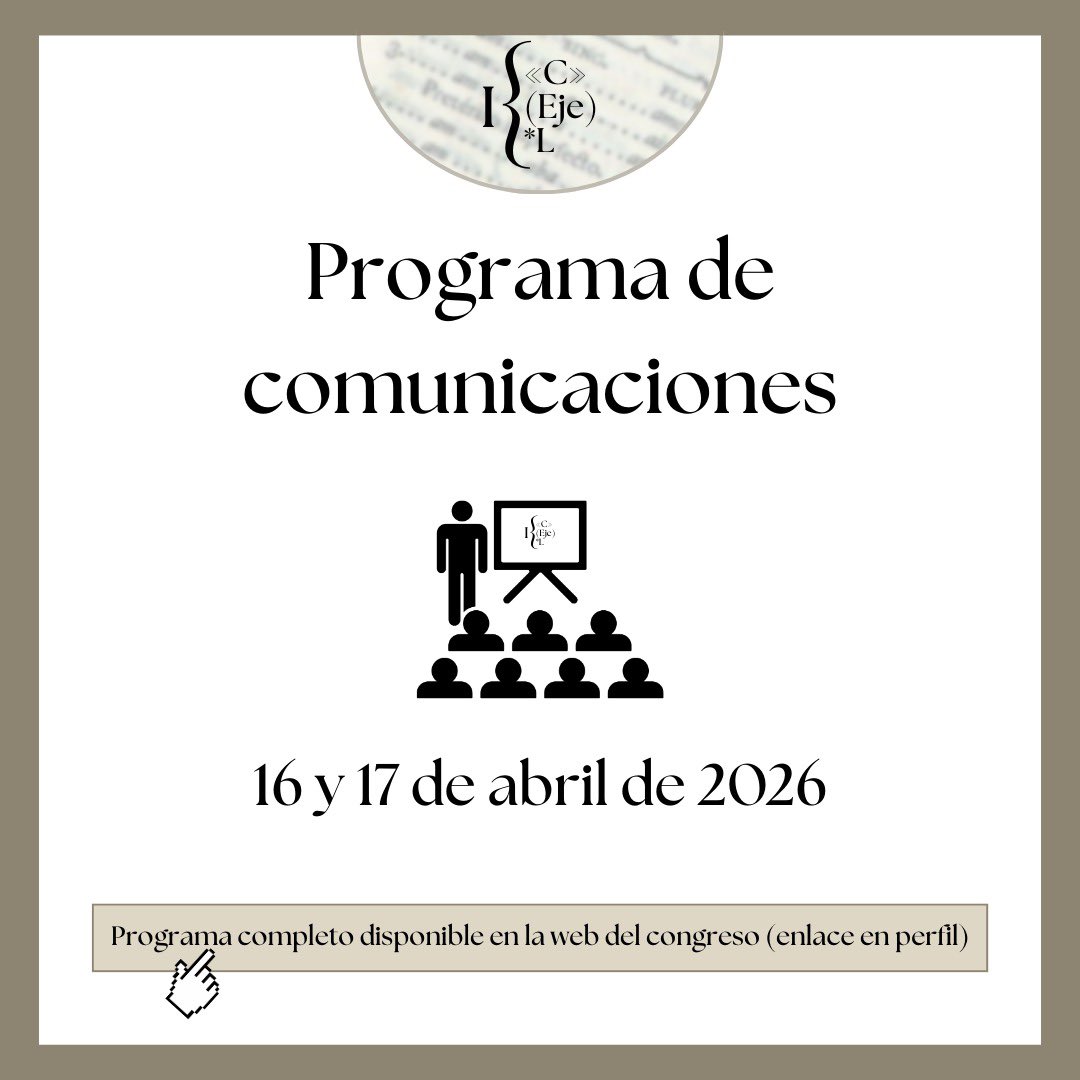 I Congreso de Ejemplificación Lingüística tweet media