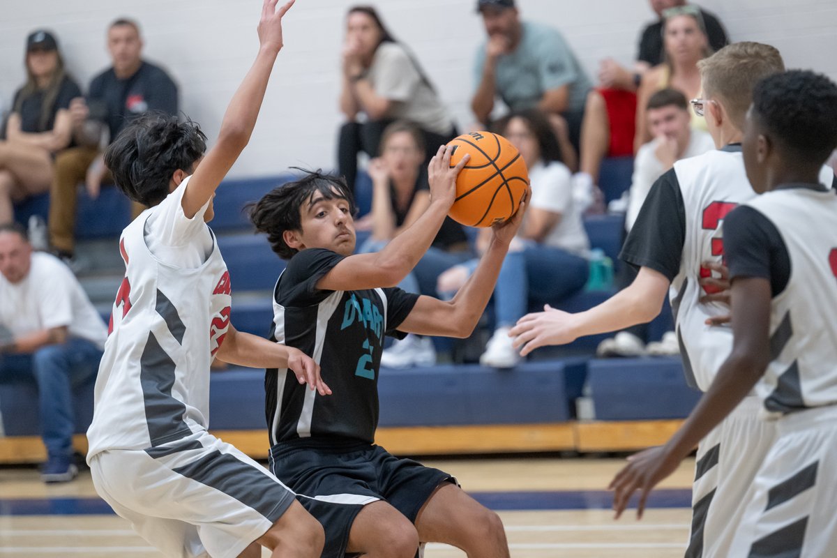 DysartUSD's tweet photo. The middle school boys basketball season kicked off last night with some exciting games.  @CSMSStallions took on @DysartEagles, and the Stallions came away with the decisive win after jumping out to an early lead.  Good luck to all the teams this season! https://t.co/DWEU9REf4P