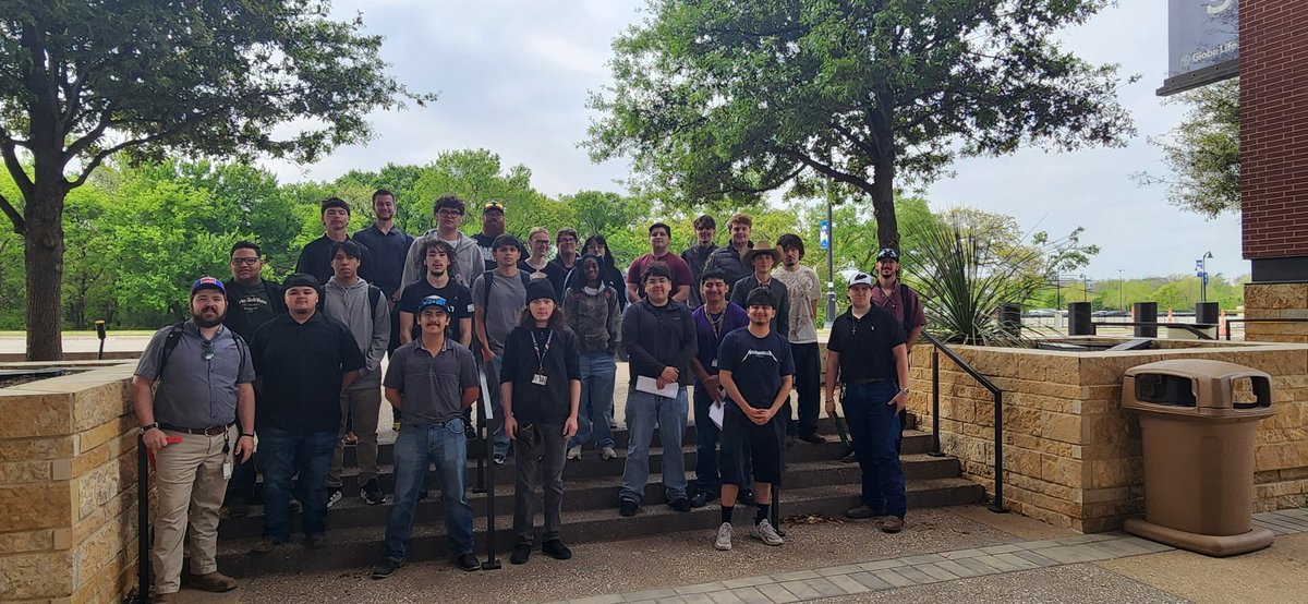 DFW Career Day at Globe Life Field! Thank you Dylan Pepper and Tryston Johnson for attending this event with your outstanding students! Also, thank you Workforce Solutions for Tarrant County!