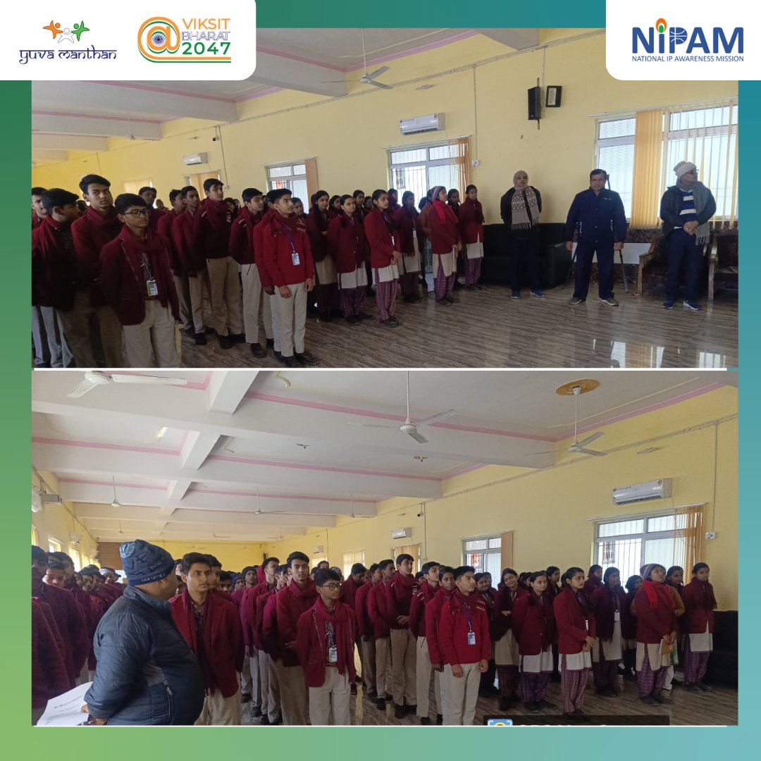 Yuvamanthan_org's tweet photo. Unlocking the Power of IP! 🚀
#CGPDTM and Yuvamanthan are on a mission to take intellectual property awareness to the next level with the #NIPAM program. From patents to trademarks, we’re preparing students to safeguard their ideas and foster creativity. 🌱 #IPAwareness https://t.co/CBEcnoCQH6