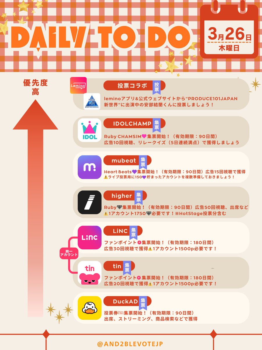 AND2BLE VOTE JP tweet media