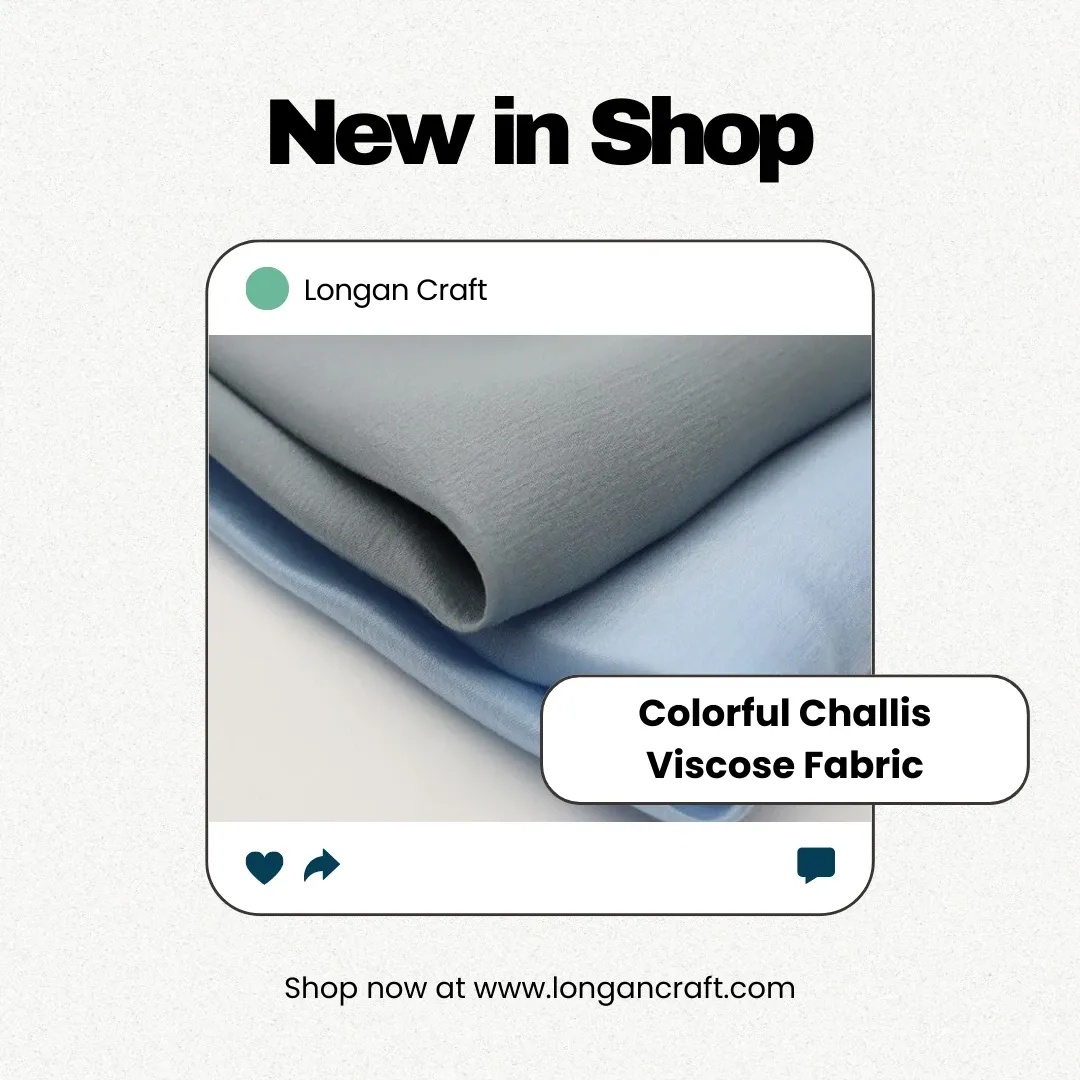 longancraft's tweet photo. 🧵 #New Arrival: Colorful Challis Viscose Fabric

Lightweight, soft, and breathable with vibrant colors—perfect for dresses, blouses, and skirts.

✨ Smooth texture
🌸 Ideal for warm weather
👗 Perfect for flowing garments

👉 Tap bio link to explore! https://t.co/lxyHgYJwsv