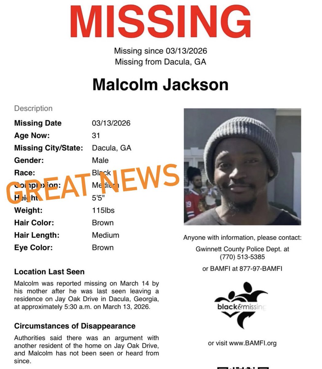 Blk & Missing FDN tweet media