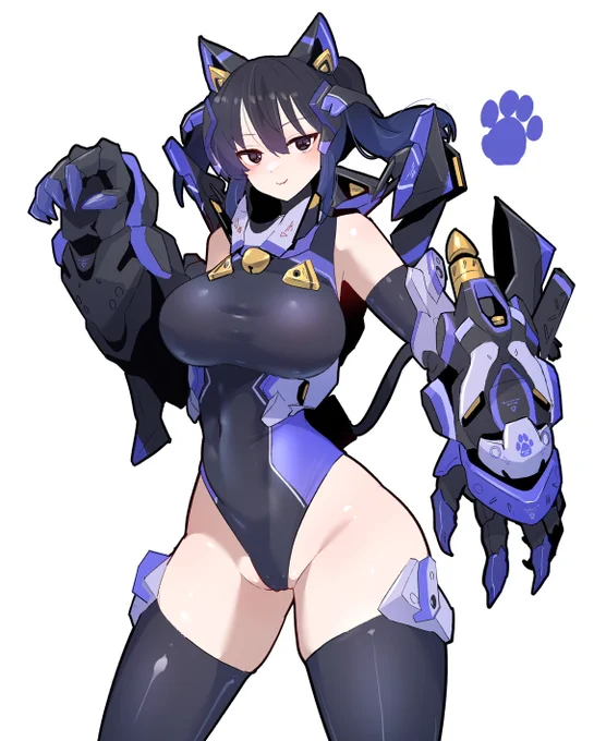 電気コード()さんちのマオ君です! やっていいのかわからないけどメカマオ君で描いてみました・・・