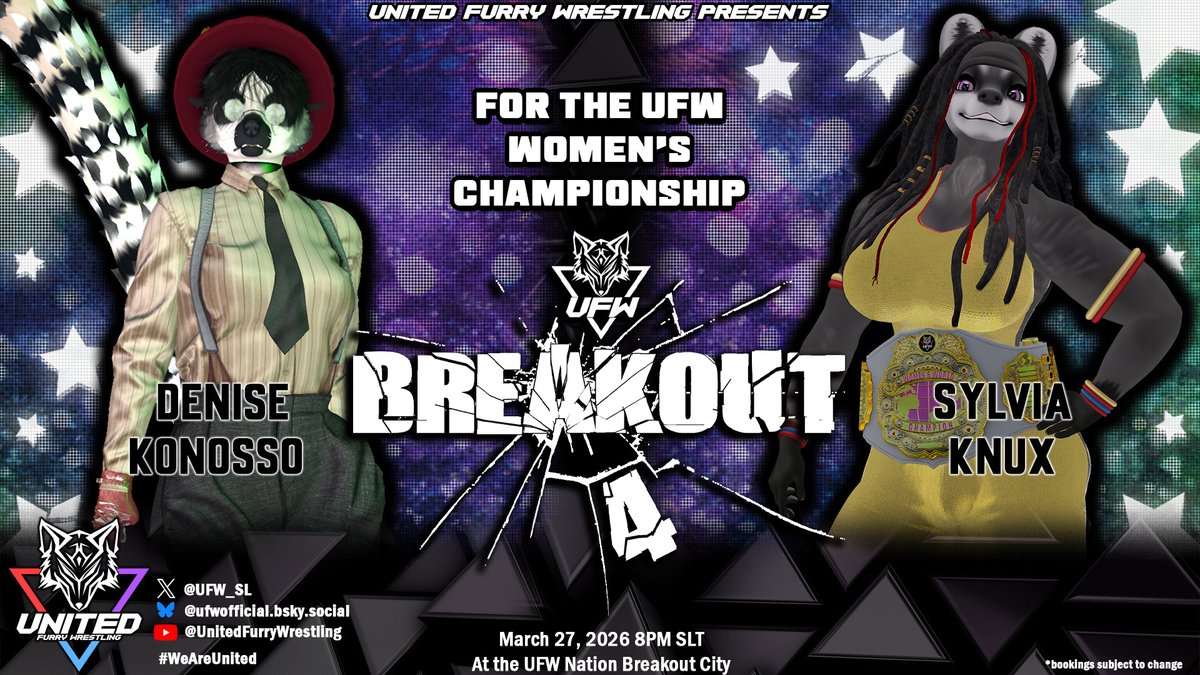 United Furry Wrestling tweet media