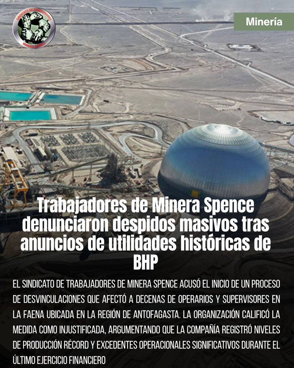 Supervisores Spence - Bhp tweet media