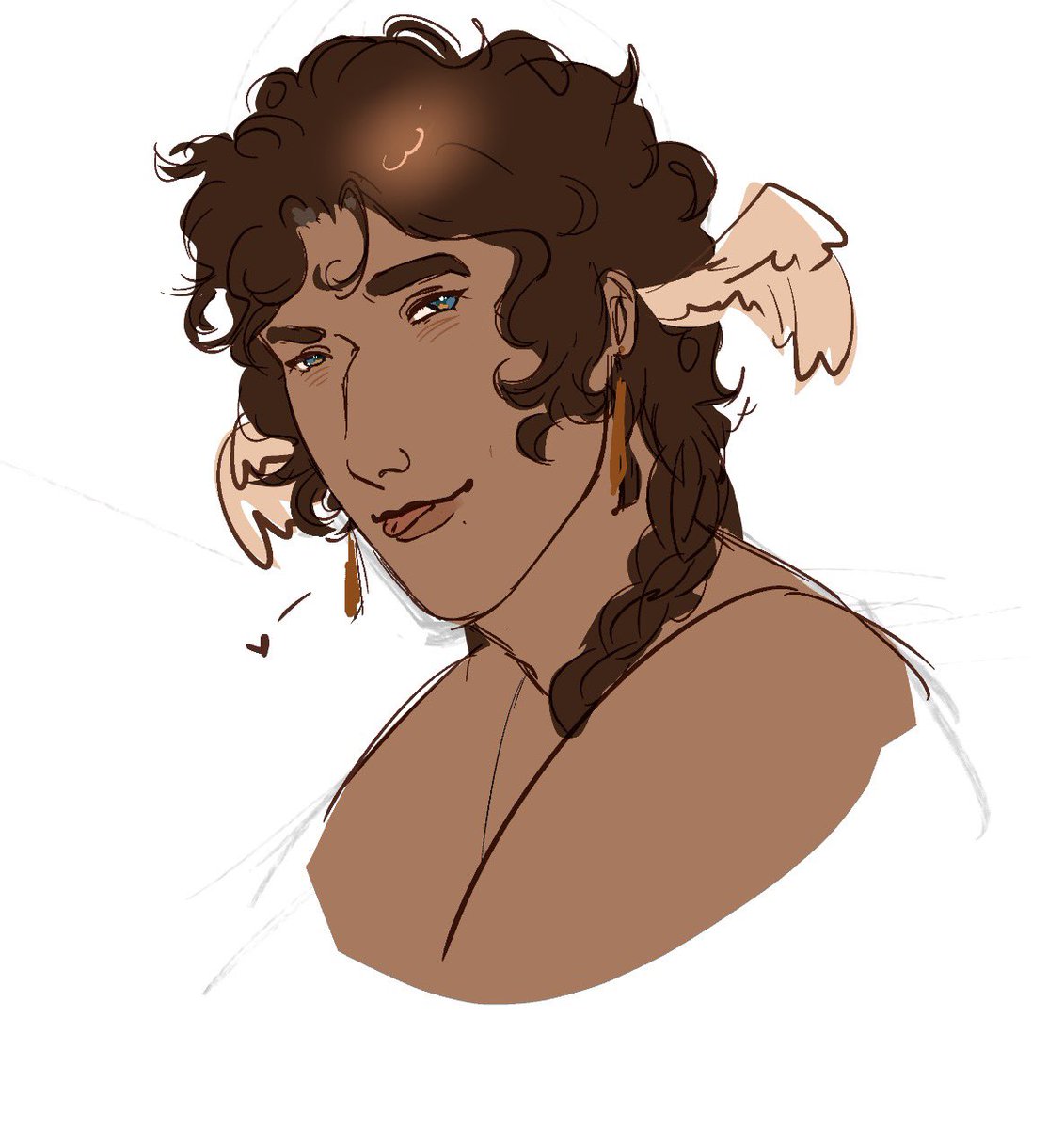 peanutspercy's tweet photo. Hermes doodle cause I missed him https://t.co/ybc6nAwNLc