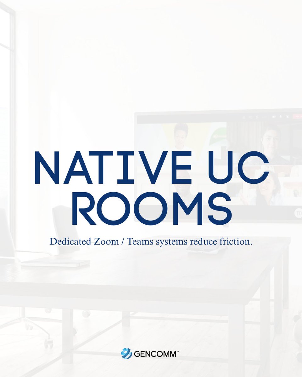 GenCommHQ's tweet image. From all-in-one video collaboration systems to enterprise-grade microphones and wireless presentation tools, every element is designed to work together—so your team can focus on what matters most.
#AVSolutions #CollaborationSpaces #ModernWorkplace #ZoomRooms #GENCOMM