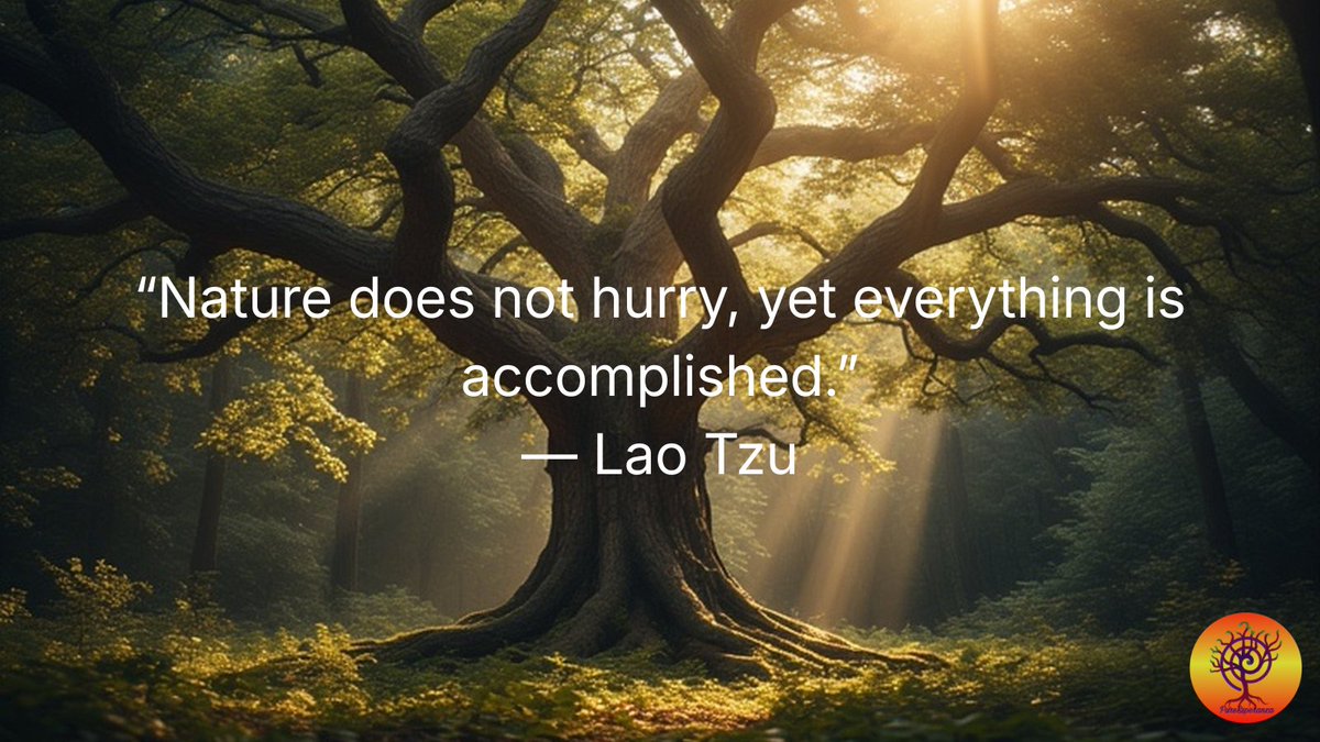 PureEsperanza's tweet image. Move like nature
Without force, without rush.
Everything meant for you will align.🌿
#AncientWisdom #Pureesperanza #NatureWisdom #MindfulLiving