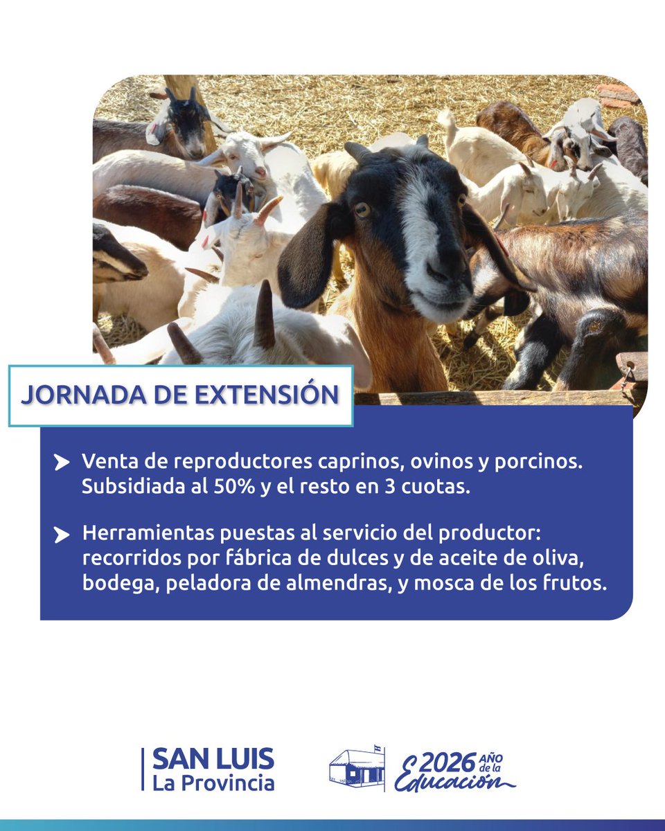 📌Este sábado 28 de marzo tendrá lugar la Mesa Sectorial frutihortícola y de la producción familiar, en el predio de Sol Puntano Sapem, a las 8:30 hs.

🙌🏻 Propiciando las condiciones para potenciar la producción.