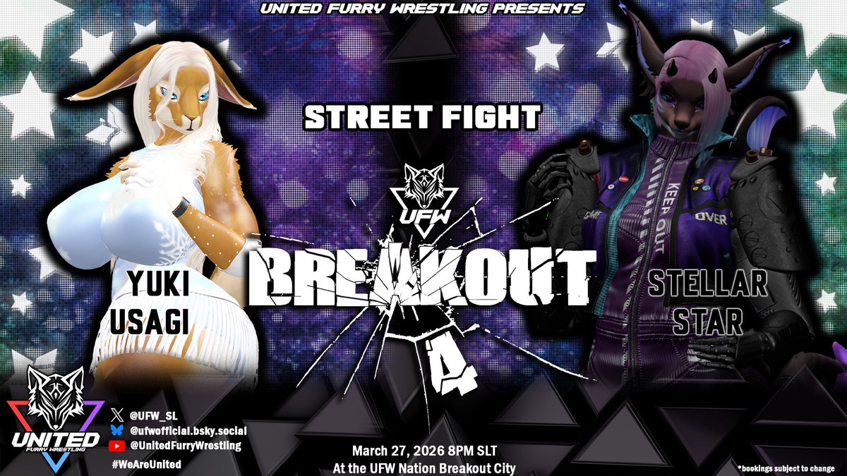 United Furry Wrestling tweet media