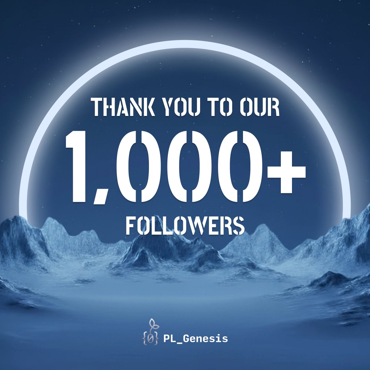 PL__Genesis's tweet image. We hit 1,000 followers on @X 👀

Thanks for following along the PL_Genesis journey!

Whether you’re building, lurking, or still stuck in drafts
(you know who you are)

Keep building on the Frontiers of Collaboration Hackathon!