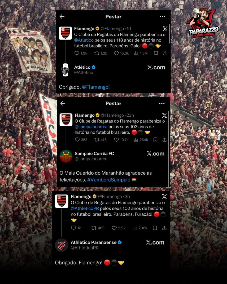 Paparazzo Rubro-Negro tweet media