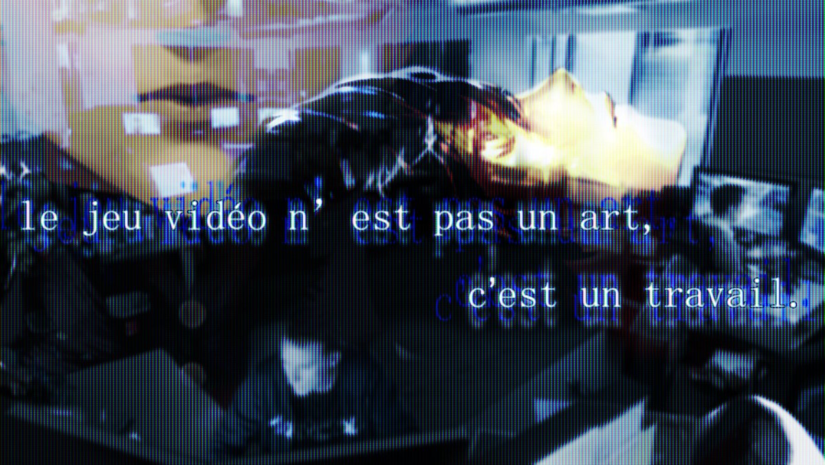 On tente en boucle de prouver que le "jeu vidéo est de l'art". Mais j'aimerais montrer que souvent, on normalise sans le vouloir une division du travail capitaliste.
Derrière l'art, on parle en fait de travail.

▶️ youtu.be/2Xh4Y68Pxfc
(Ou à l'écrit : acheunderscore.neocities.org/articles/2026_… )