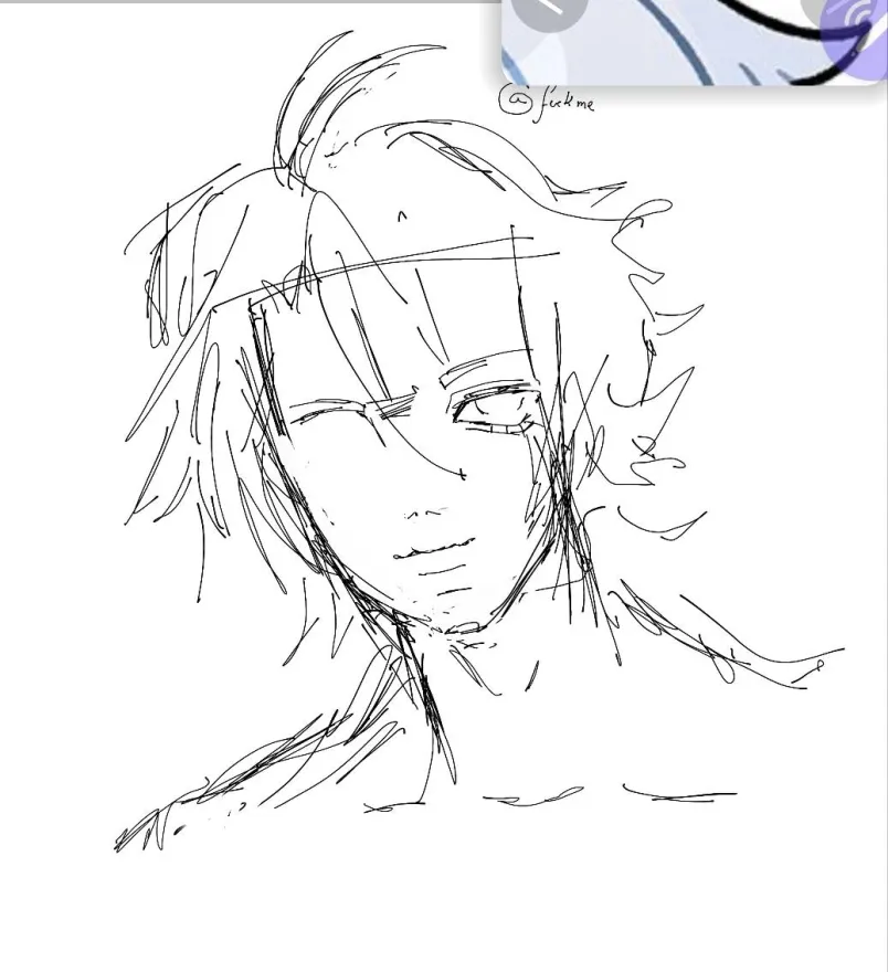 RevolverNoAmmo's tweet photo. #Phainon #hsr #sketch https://t.co/NjMwqInISS
