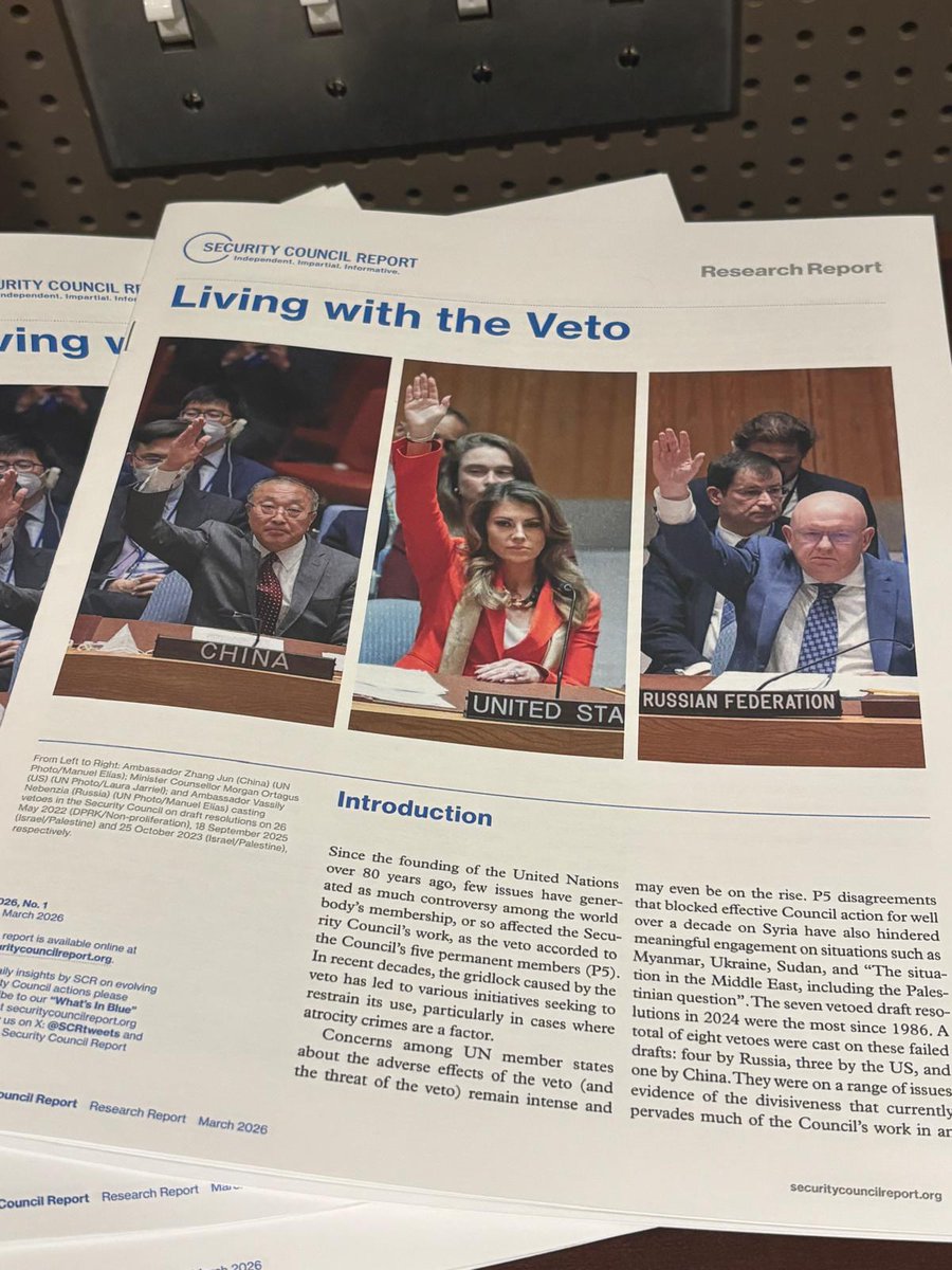 Security Council Report tweet media