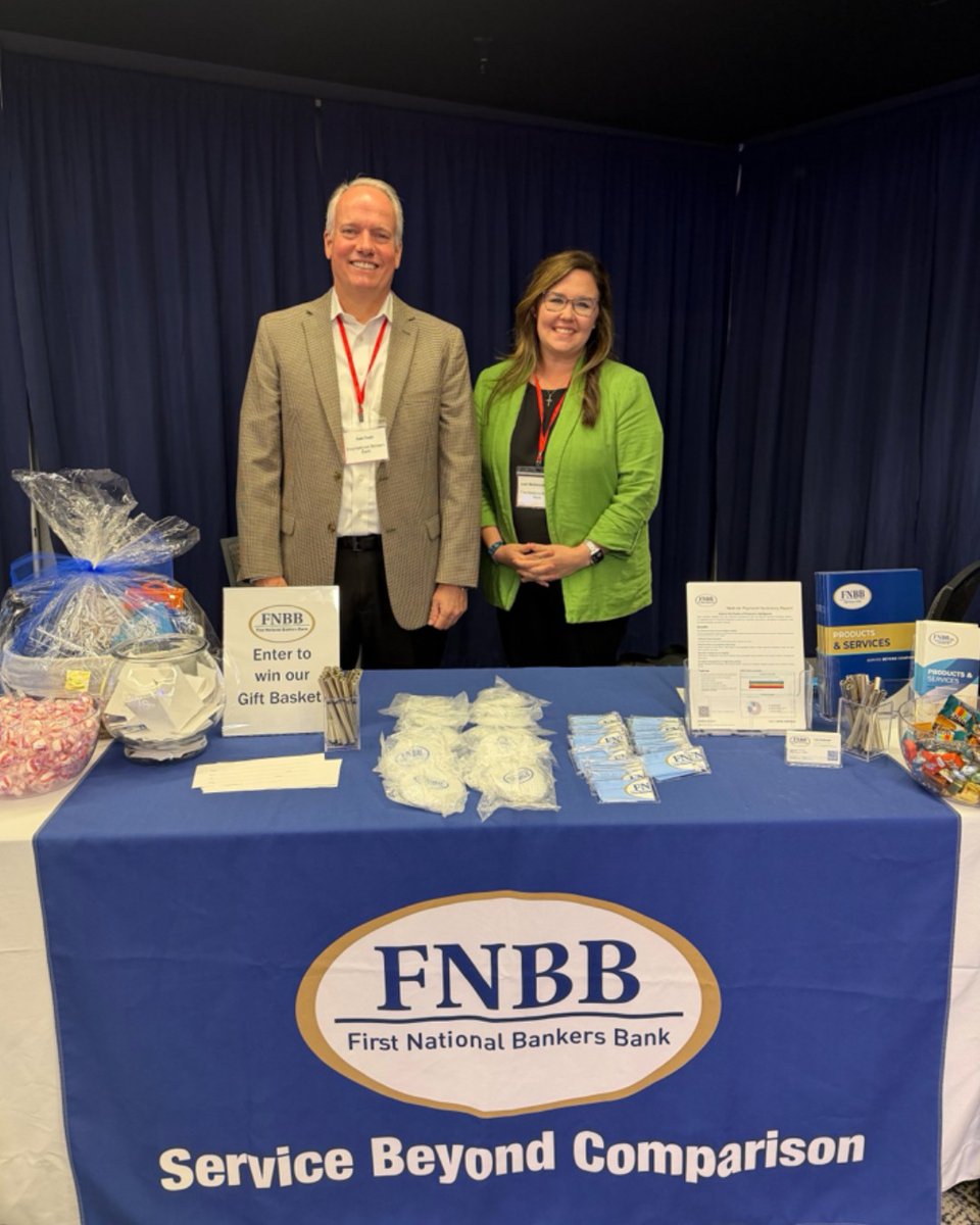 Relationship Manager Rob Trott and Client Services Manager Leah McDonald attended the Jack Henry User Group Southern Annual Conference earlier this week!