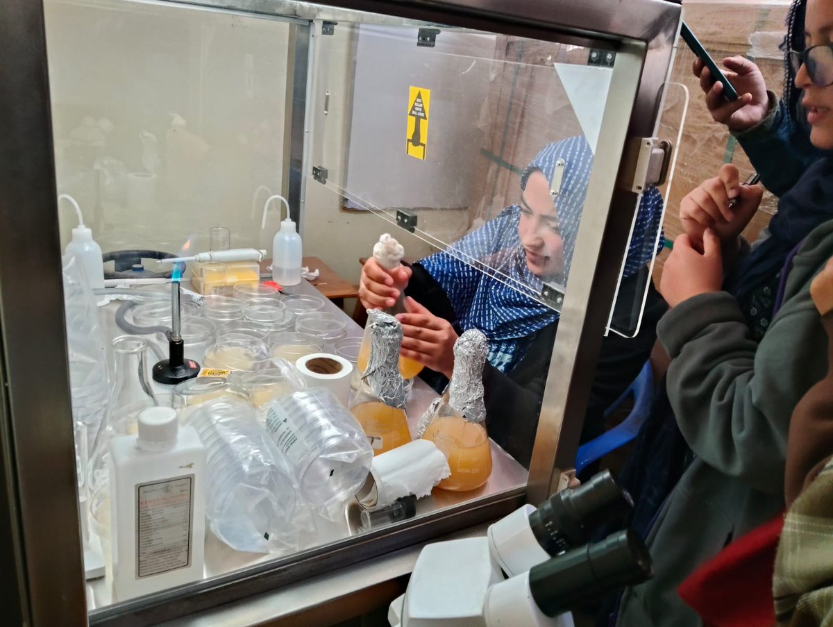 gdckofficial's tweet photo. Department of Biotech,GDC Kargil conducts one day hands on training and workshop on microbial techniques for GDC Sankoo students  #DBT star collge scheme @gariimadbt @DrJitendraSingh @LadakhSecretary @ashishkundra @rajesh_gokhale @razapurig @ULadakh @DIPR_Kargil https://t.co/WVTuyaNpKh