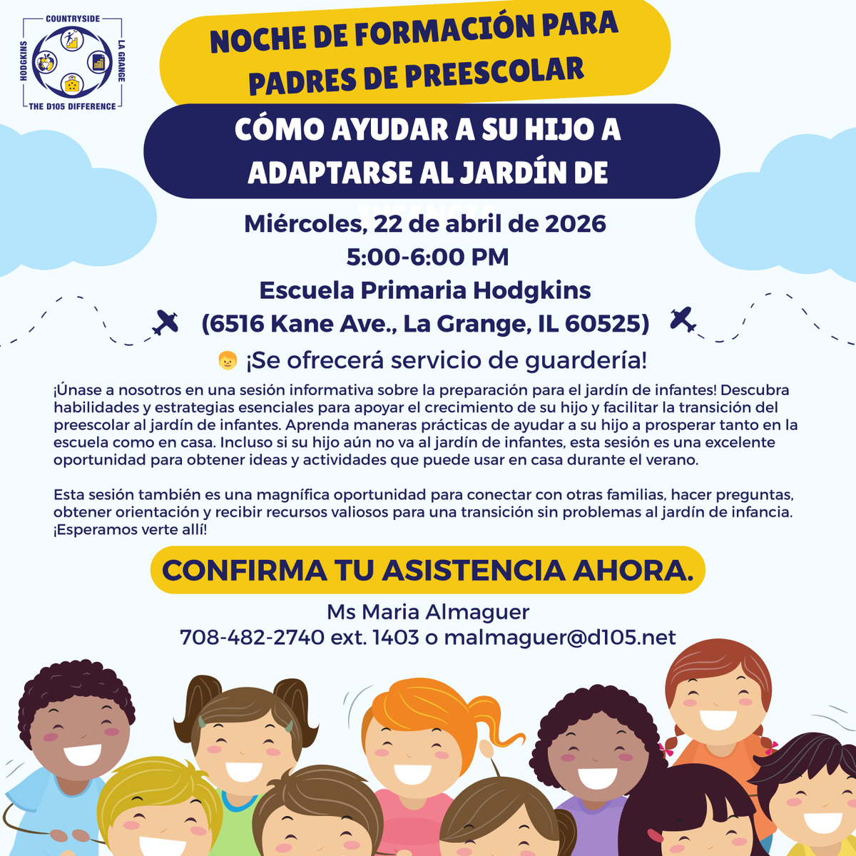 Do you have a little one headed to Kindergarten in the next couple of years? Join Us for an Informative Session on Kindergarten Readiness! Even if your child is not yet going to Kindergarten, this session is a great opportunity to gather ideas and activities you can use at home.