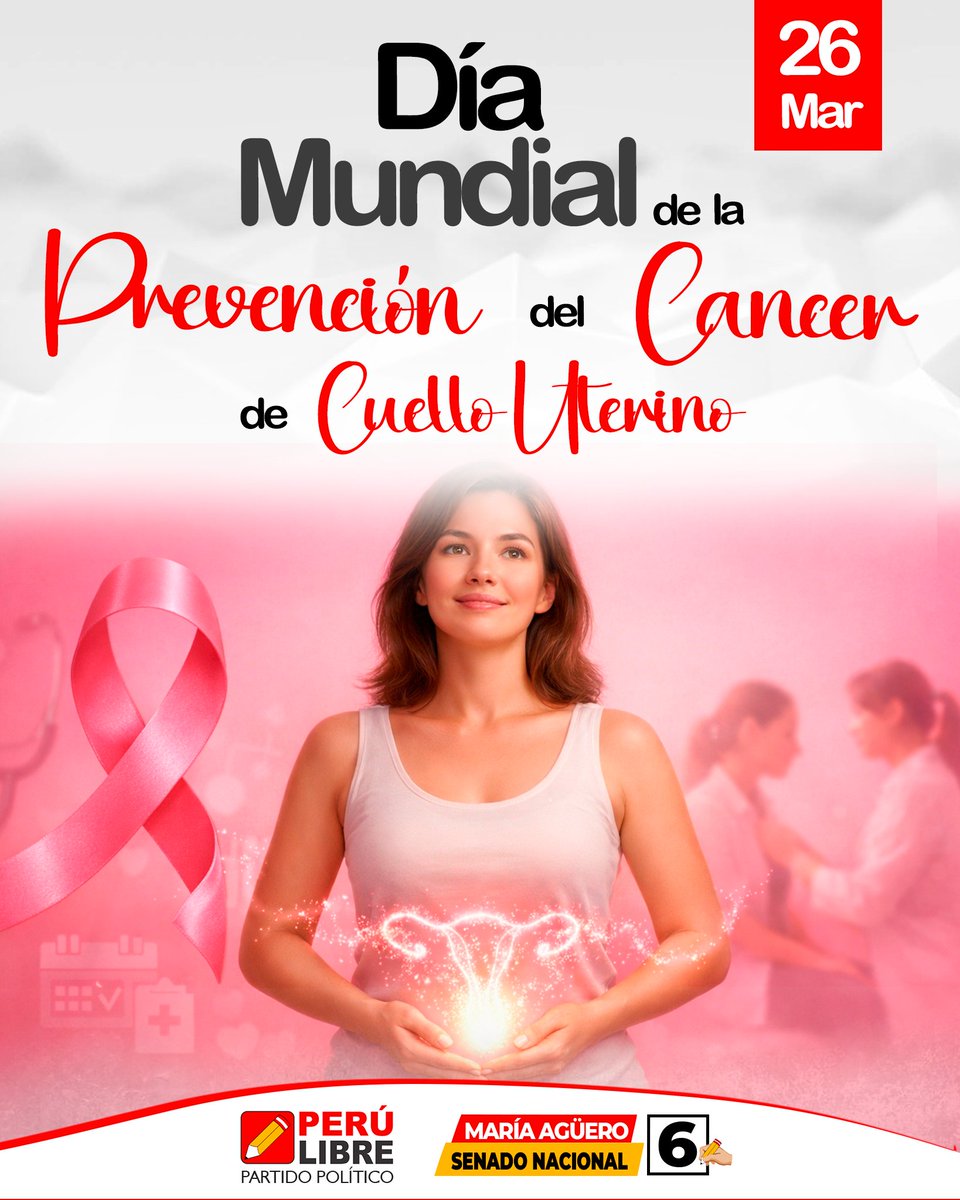 💜 Día de la Prevención del Cáncer de Cuello Uterino
Es prevenible y tratable si se detecta a tiempo. Urge garantizar acceso a controles y salud de calidad.
✔️ Papanicolaou
✔️ Vacuna VPH
✔️ Chequeos
💜 Prevenir hoy es vivir mañana.