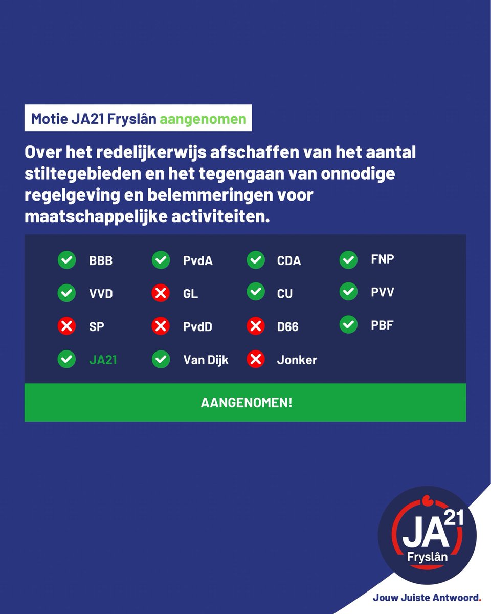 JA21 Fryslân tweet media