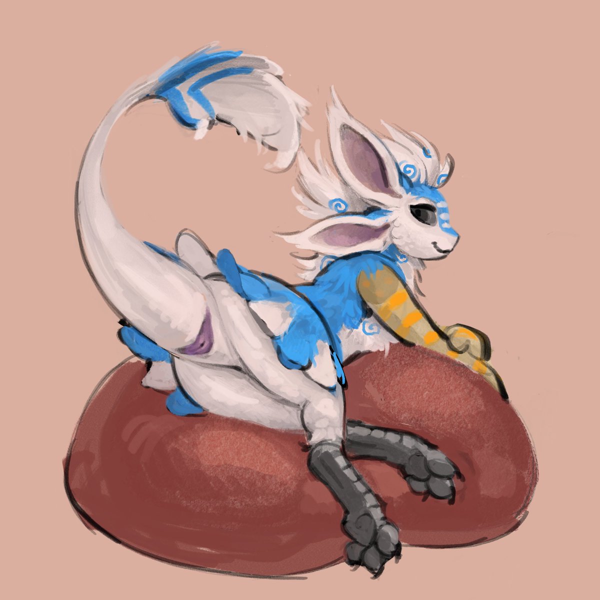 Put your triangle away, <a href="/KekaniAD/">Kekani's Personal Corner 🔞🔞</a> #avali #furrynsfw #nsfw