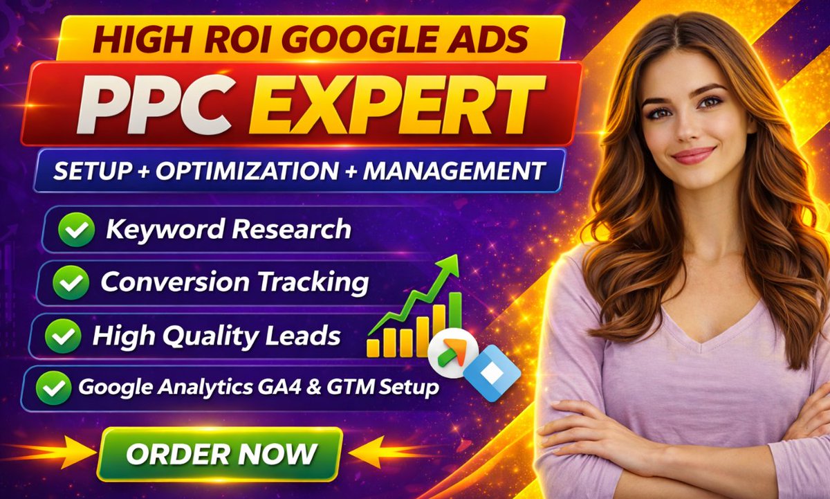 Laylajohn162's tweet photo. I will set up and manage highly profitable PPC campaigns

✔ Targeted traffic ✔ Low CPC strategy ✔ High ROI focus

Let’s scale your business fast 💰DM me or check my Fiverr gig 👇
https://t.co/GD1R0wSu0I

#Hormuz #MiddleEast #Ceasefire #GoogleAds #fiverr https://t.co/zOhE7qjjPa