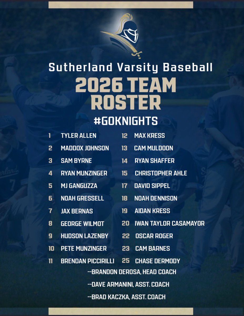 Sutherland Baseball tweet media