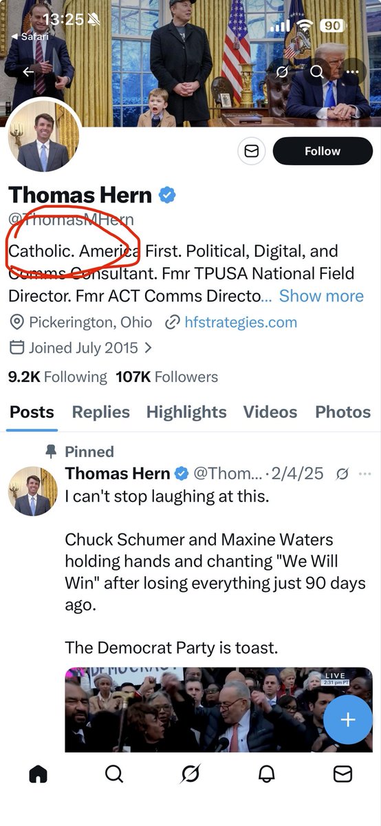BenBindokas's tweet photo. @ThomasMHern Probably should just go ahead and delete this from your profile. GFYS https://t.co/f3cQkQyhN2