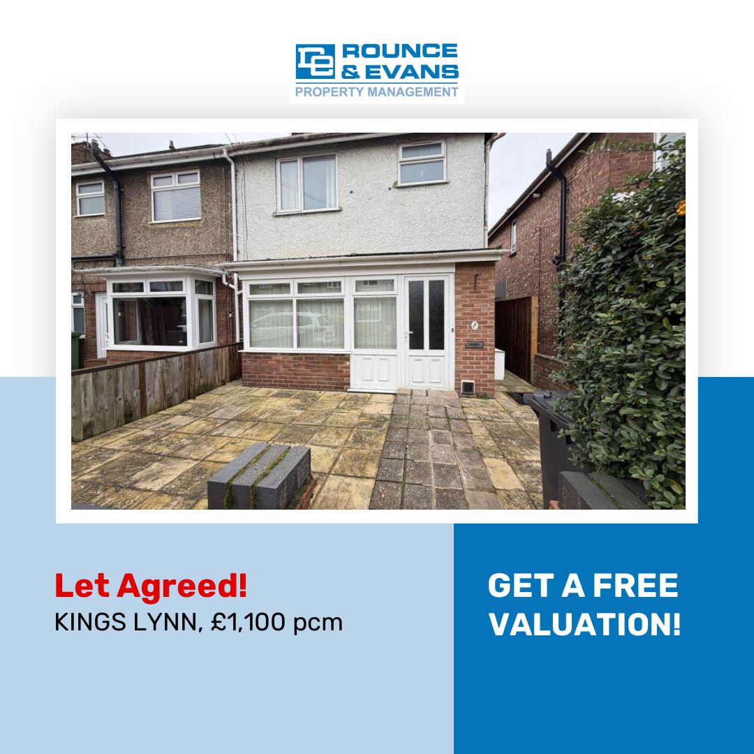 🥳 Another happy client! 🥳
📍KINGS LYNN
🏡 3 Bed Terraced House £1,100 pcm

Contact Us! 
📞 01553 401580
📧 lettings@rounceandevans.co.uk

#rounceandevans #propertymanagement #lettings #blockmanagement #kingslynn #norfolk #independent #Propertymark