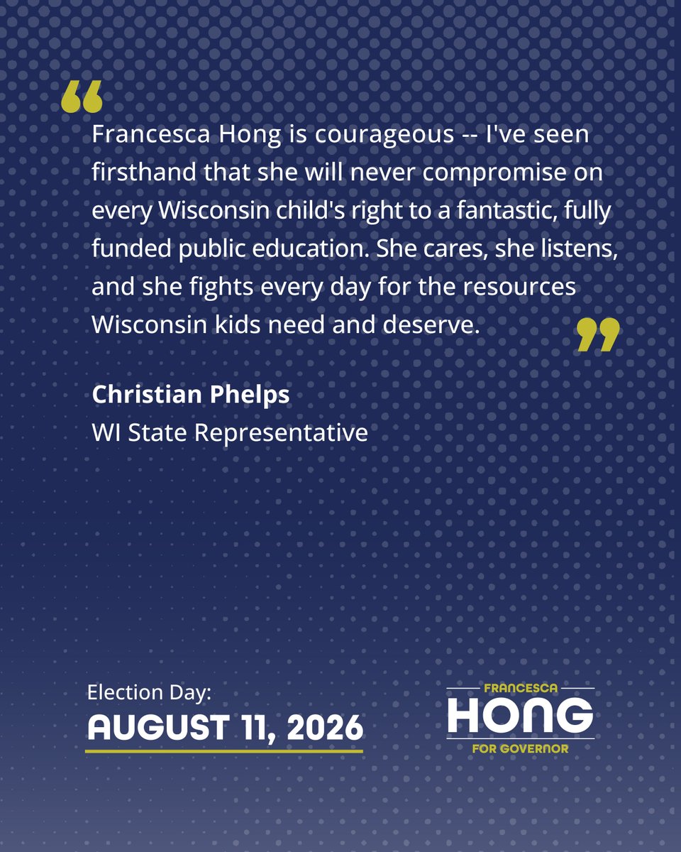 Francesca Hong For Governor tweet media