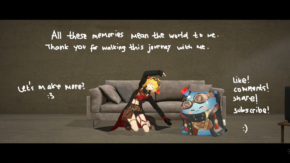 PunyaLink's tweet image. I just finished watching #3DJAVU, and found so many nostalgic references, and made me remember how she always show his love to Pemaloe. The show means a lot, I still remember how hard to convince her to do karaoke, and now she can confidently sing many songs with her friends❤️