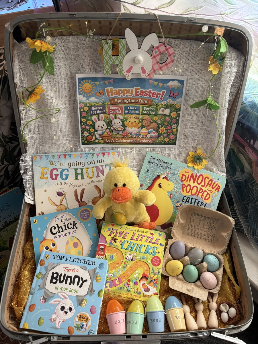 MrsGriffiths7's tweet photo. Easter celebrations have hit receptionβ¦. π£π°π₯πΈ #eyfs #easter #understandingoftheworld #celebrate @BrightFuturesET https://t.co/9UEsHgJ4b4