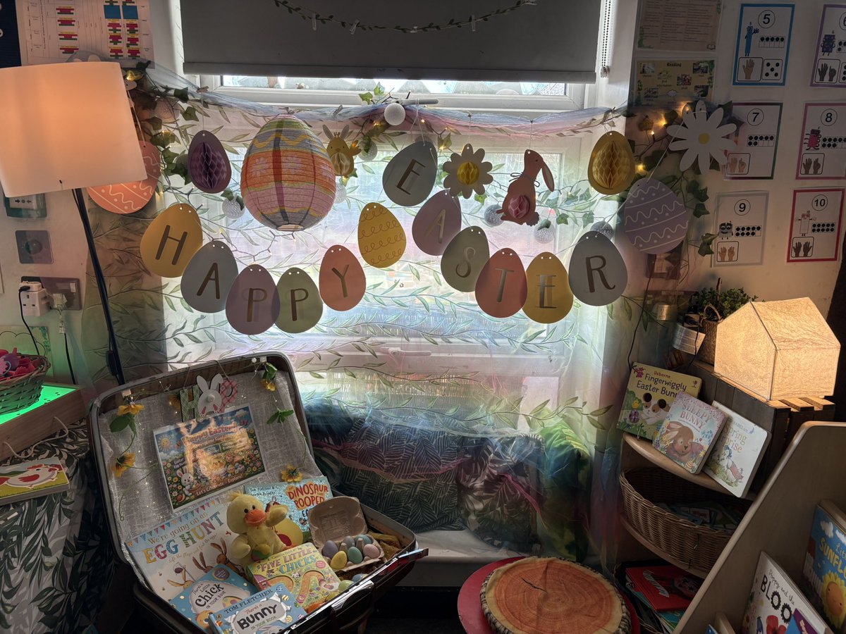MrsGriffiths7's tweet photo. Easter celebrations have hit receptionβ¦. π£π°π₯πΈ #eyfs #easter #understandingoftheworld #celebrate @BrightFuturesET https://t.co/9UEsHgJ4b4