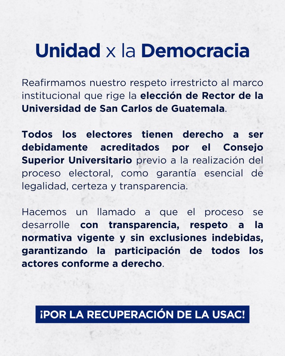 Unidad x la Democracia tweet media