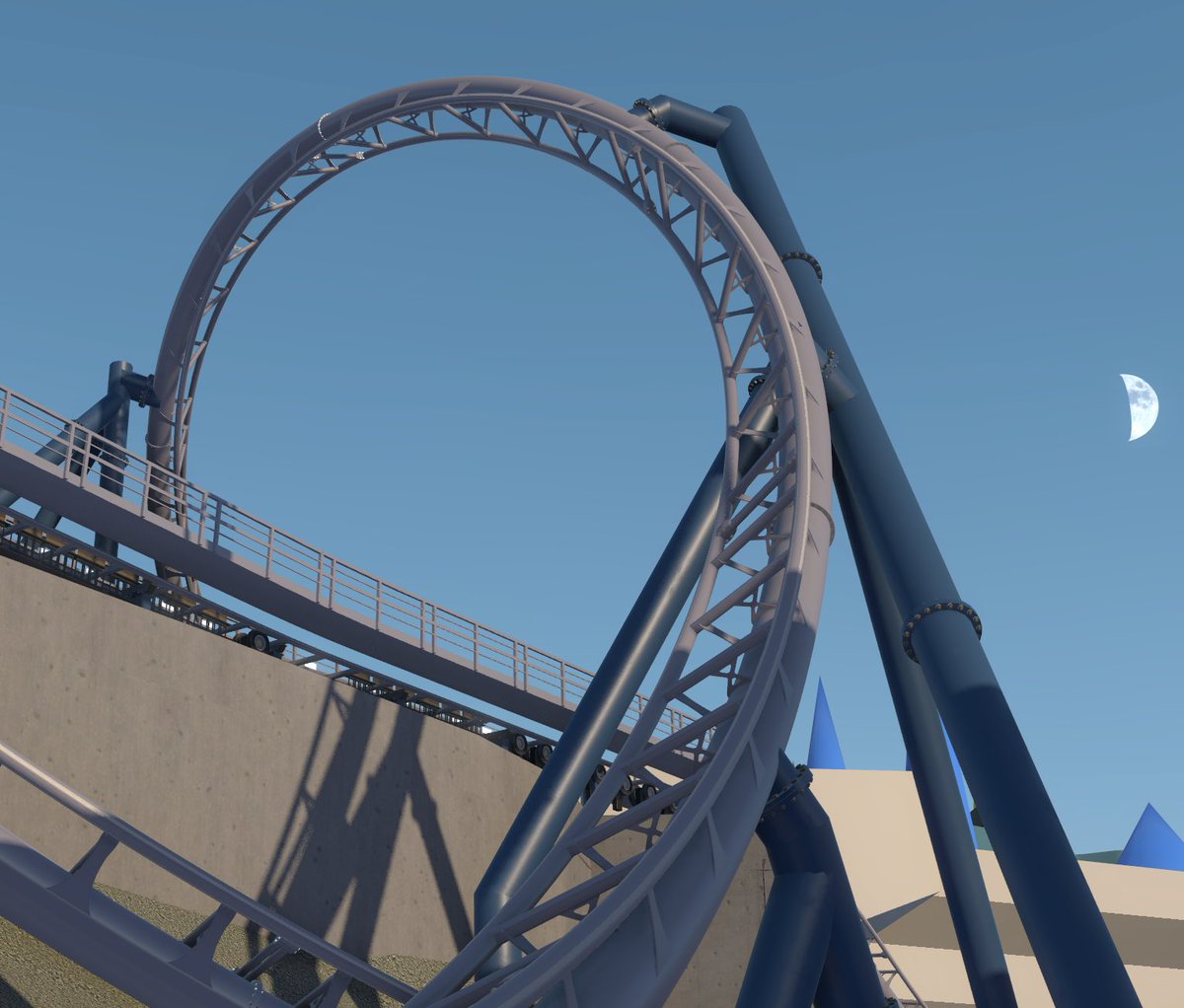 coaster_3d's tweet photo. @Midway_Mayhem @AliciaStella lowkey love the color scheme, gonna be a nice contrast to velocicoaster https://t.co/AfokeCxPBq
