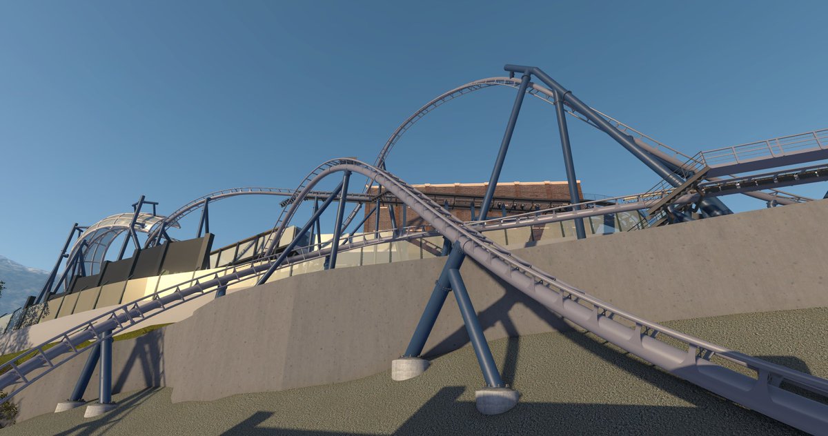 coaster_3d's tweet photo. @Midway_Mayhem @AliciaStella lowkey love the color scheme, gonna be a nice contrast to velocicoaster https://t.co/AfokeCxPBq