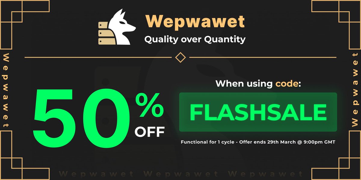 Wepwawet Hosting tweet media