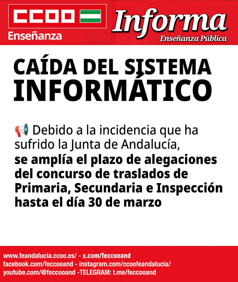 CCOOEnseñanzaGranada tweet media