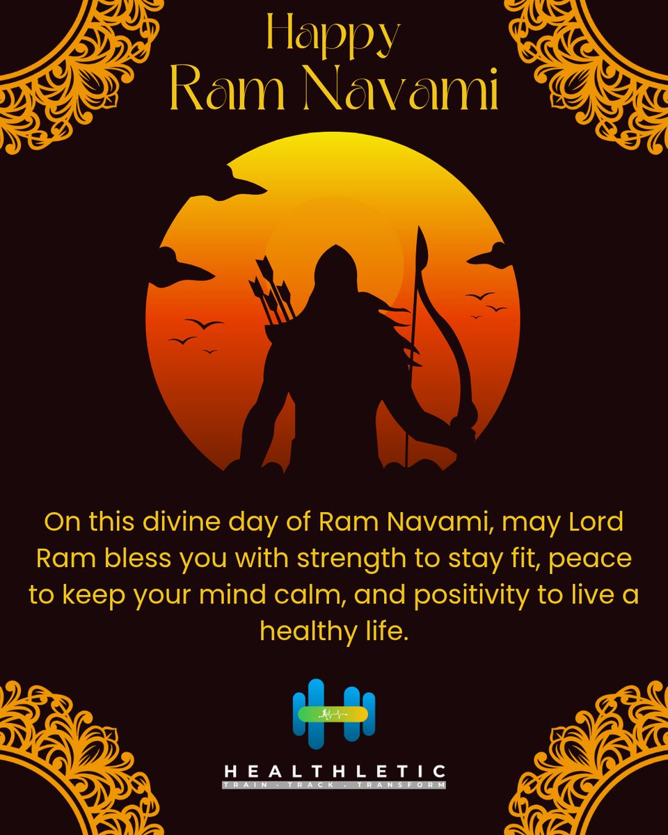 HealthLeticFtns's tweet image. Strength is more than physical;
it’s the discipline to stay true to your path.

Wishing you a day filled with peace, health, and the inner strength to reach your goals.

Have a blessed and healthy #SriRamNavami! ✨
#Healthletic #StayHealthy #Discipline #Focus