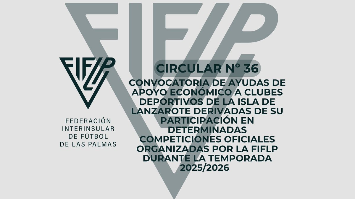 Federación Interinsular de Fútbol de Las Palmas tweet media