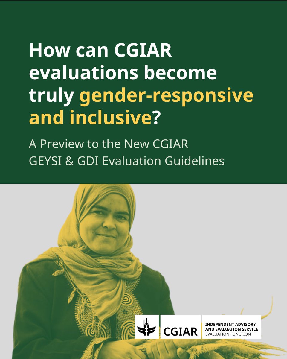 CGIAR Independent Advisory and Evaluation Service tweet media